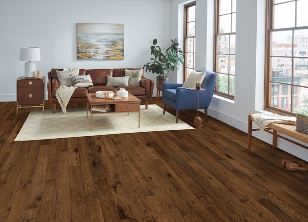 Bruce Brushed Impressions Bronze 5" x RL Hardwood Plank Vineyard Dream