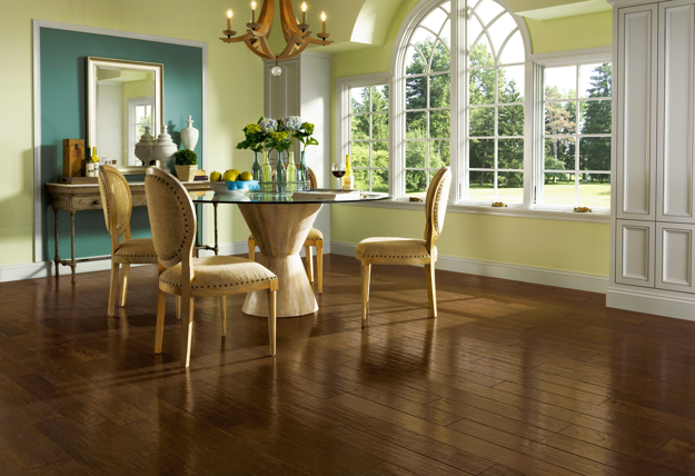 Hartco American Scrape Engineered Densitek 5" x RL Eagle Nest Hardwood Plank