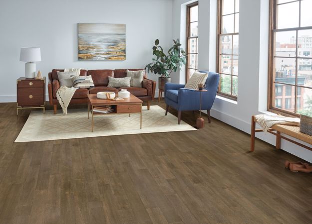 Bruce Brushed Impressions Bronze 5" x RL Hardwood Plank Coastal Outskirt