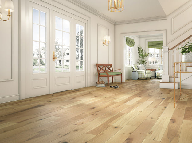 Hartco TimberBrushed Silver 10MM 6.5" x RL Beachy Culture Hardwood Plank