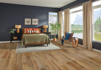 Hartco Dutton Pass 6.5" x RL Taupe Brown Hardwood Plank