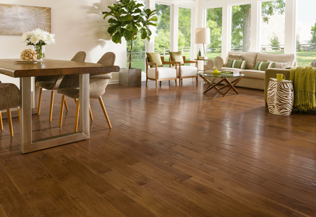 Hartco American Scrape Solid Maple 5" x RL Dark Lava Hardwood Plank