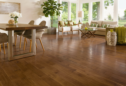 Hartco American Scrape Solid Maple 5" x RL Dark Lava Hardwood Plank