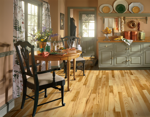 Bruce American Treasures Plank 3.25" x RL Hardwood Plank Plymouth Brown