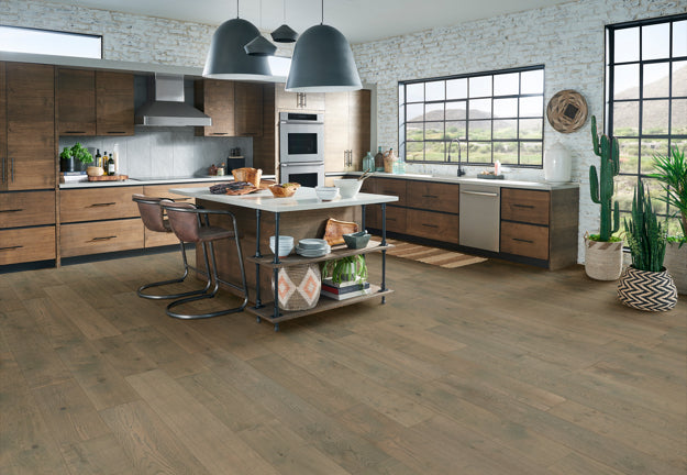 Bruce Brushed Impressions Platinum 9" x RL Hardwood Plank Renewed Taupe