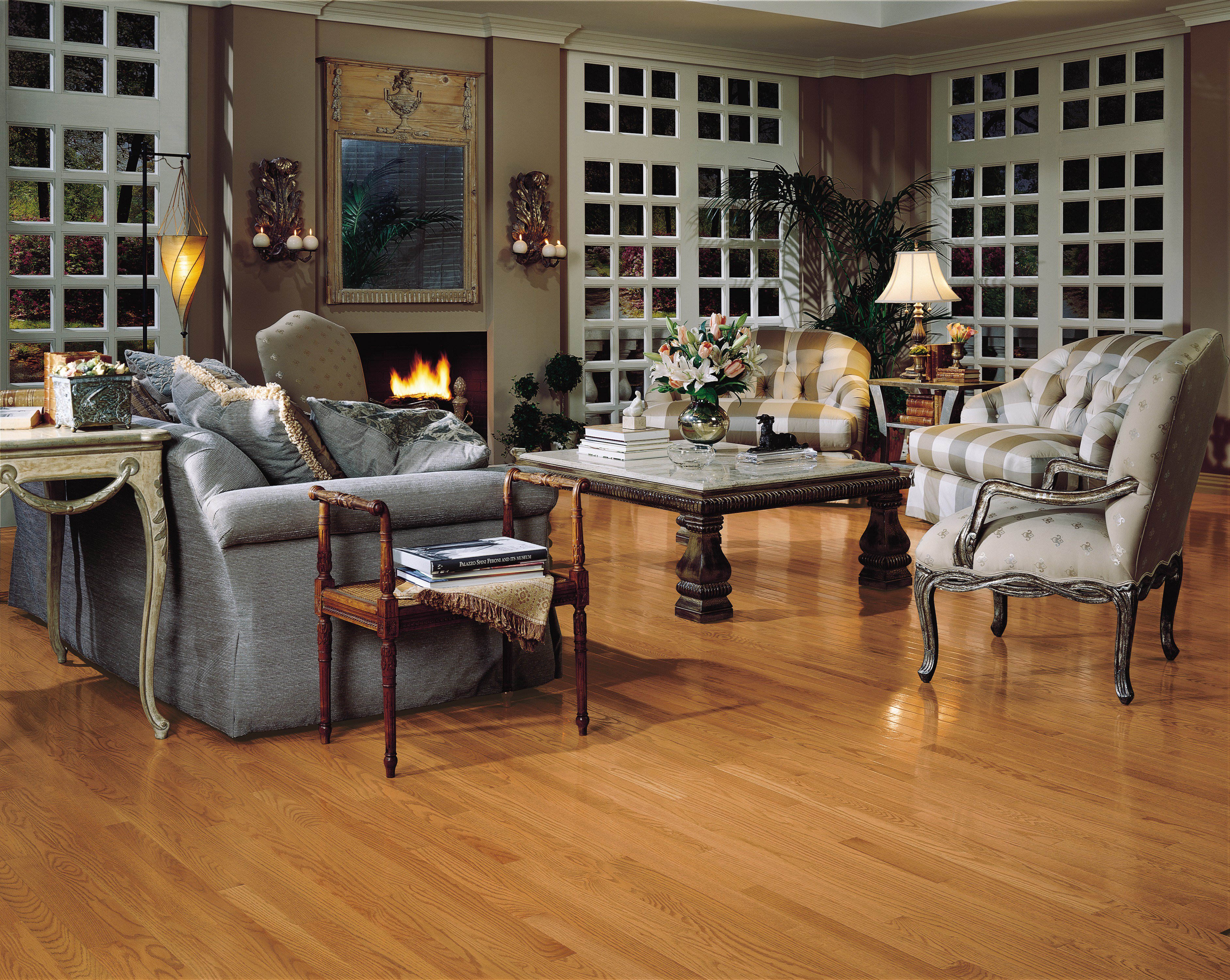 Bruce Natural Choice Strip High Gloss 2.25" x RL Hardwood Plank Butterscotch