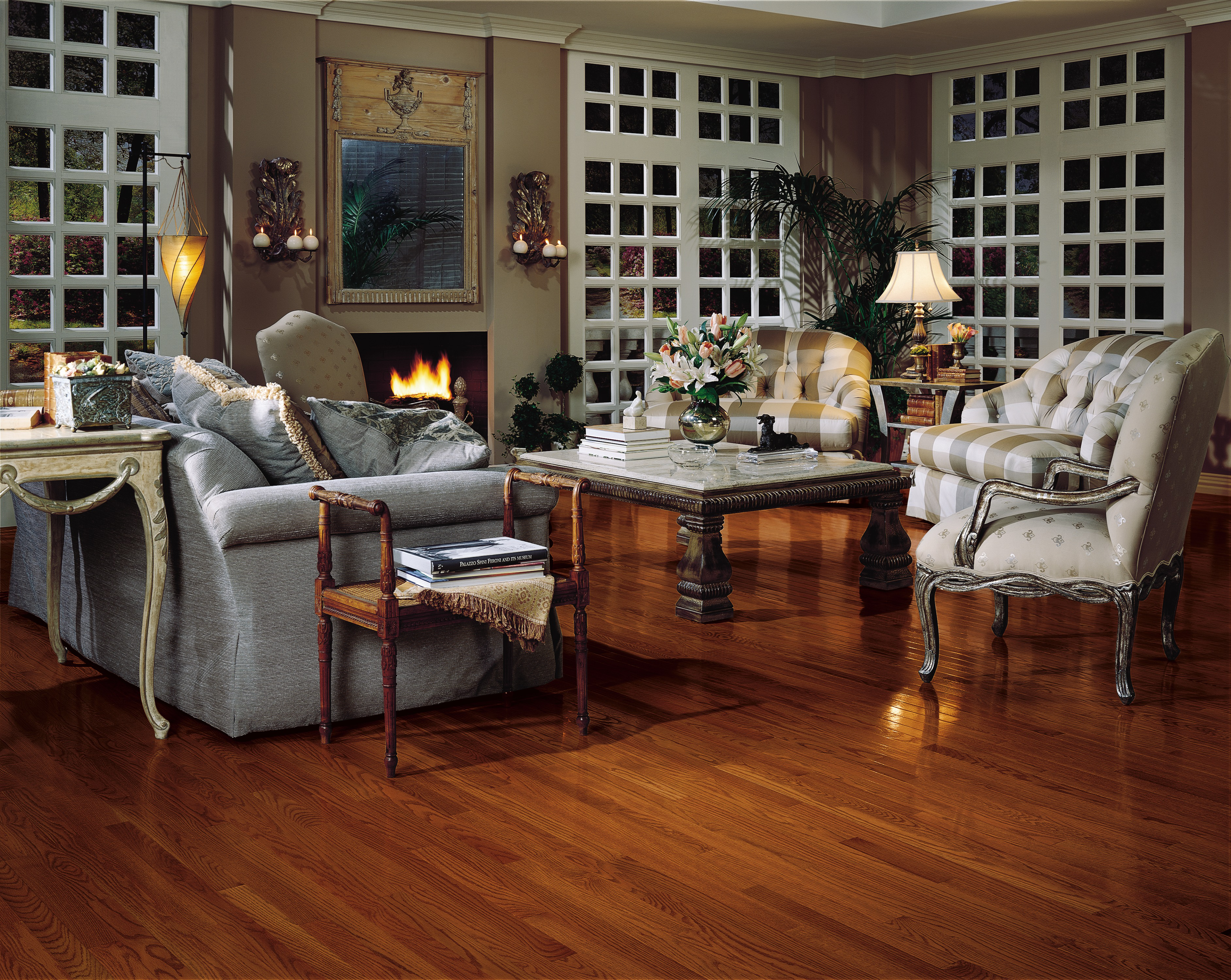 Bruce Natural Choice Strip High Gloss 2.25" x RL Hardwood Plank Cherry