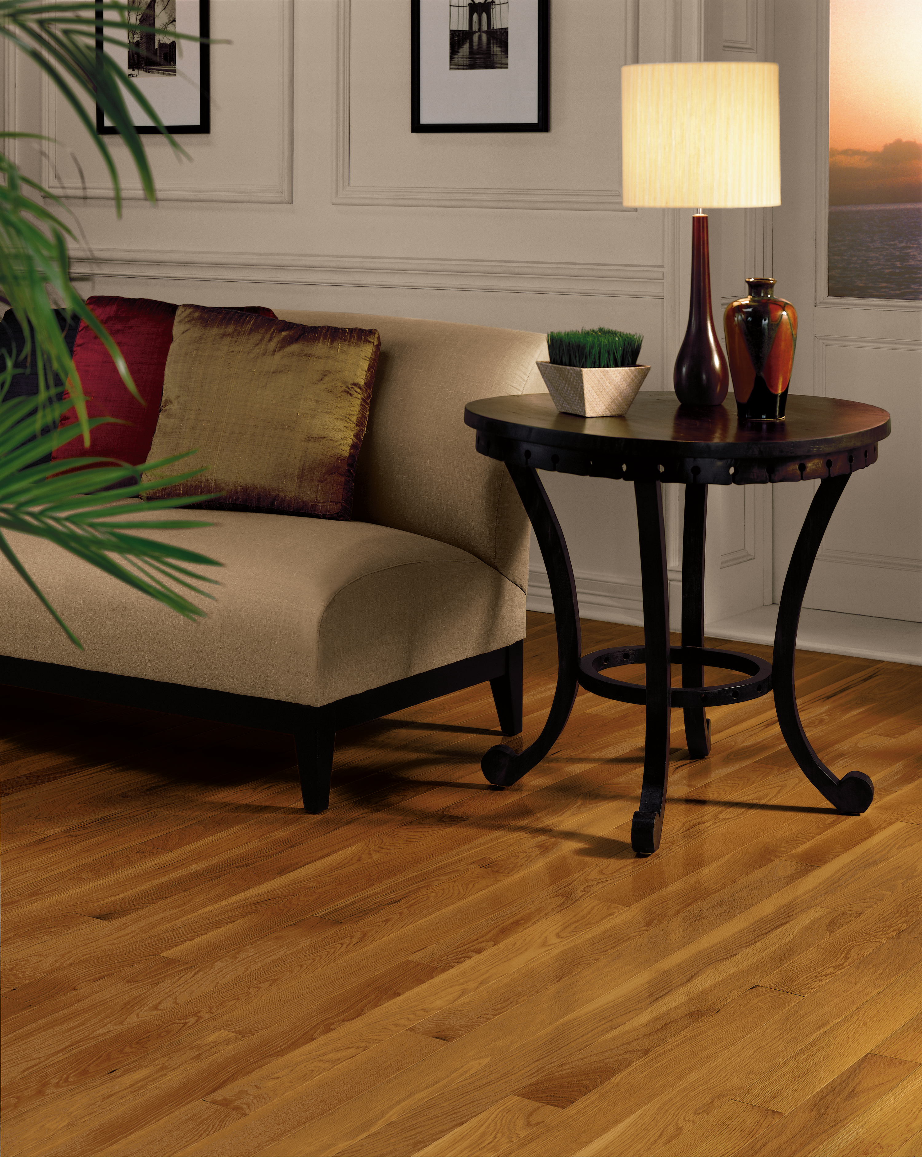 Bruce Dundee Plank High Gloss 3.25" x RL Hardwood Plank Spice