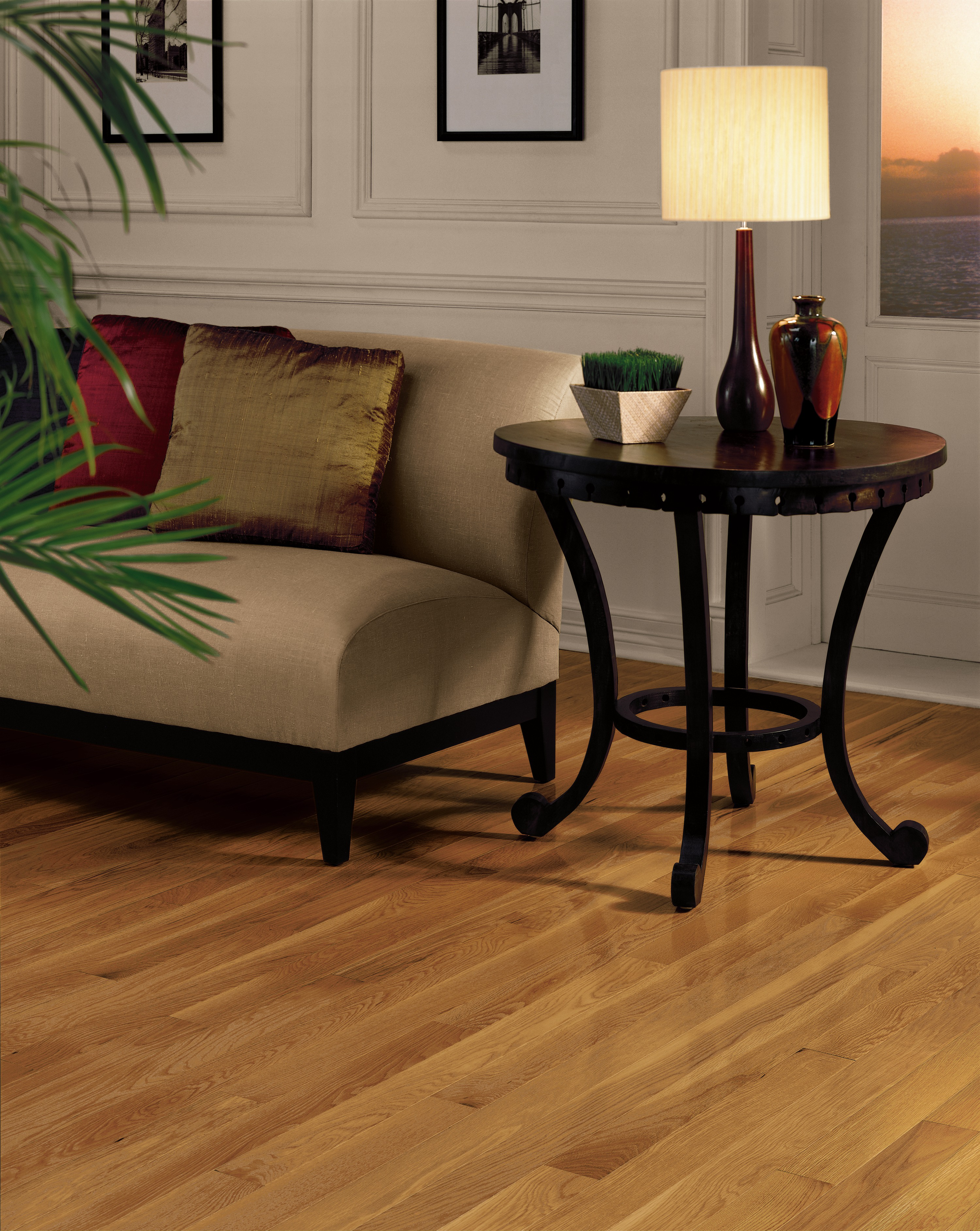 Bruce Dundee Plank High Gloss 3.25" x RL Hardwood Plank Saddle