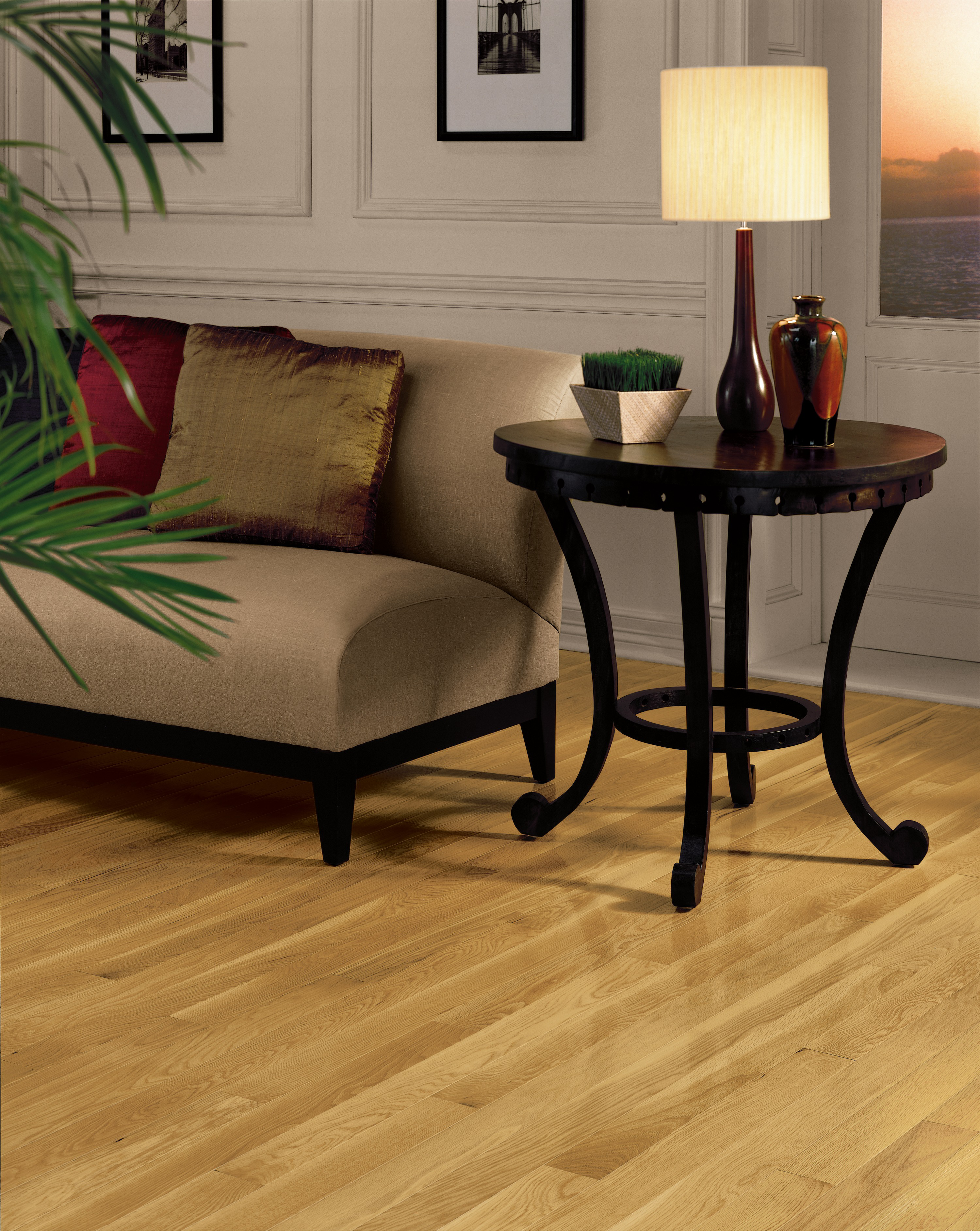 Bruce Dundee Plank High Gloss 3.25" x RL Hardwood Plank Dune