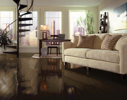 Bruce Dundee Plank High Gloss 3.25" x RL Hardwood Plank Natural