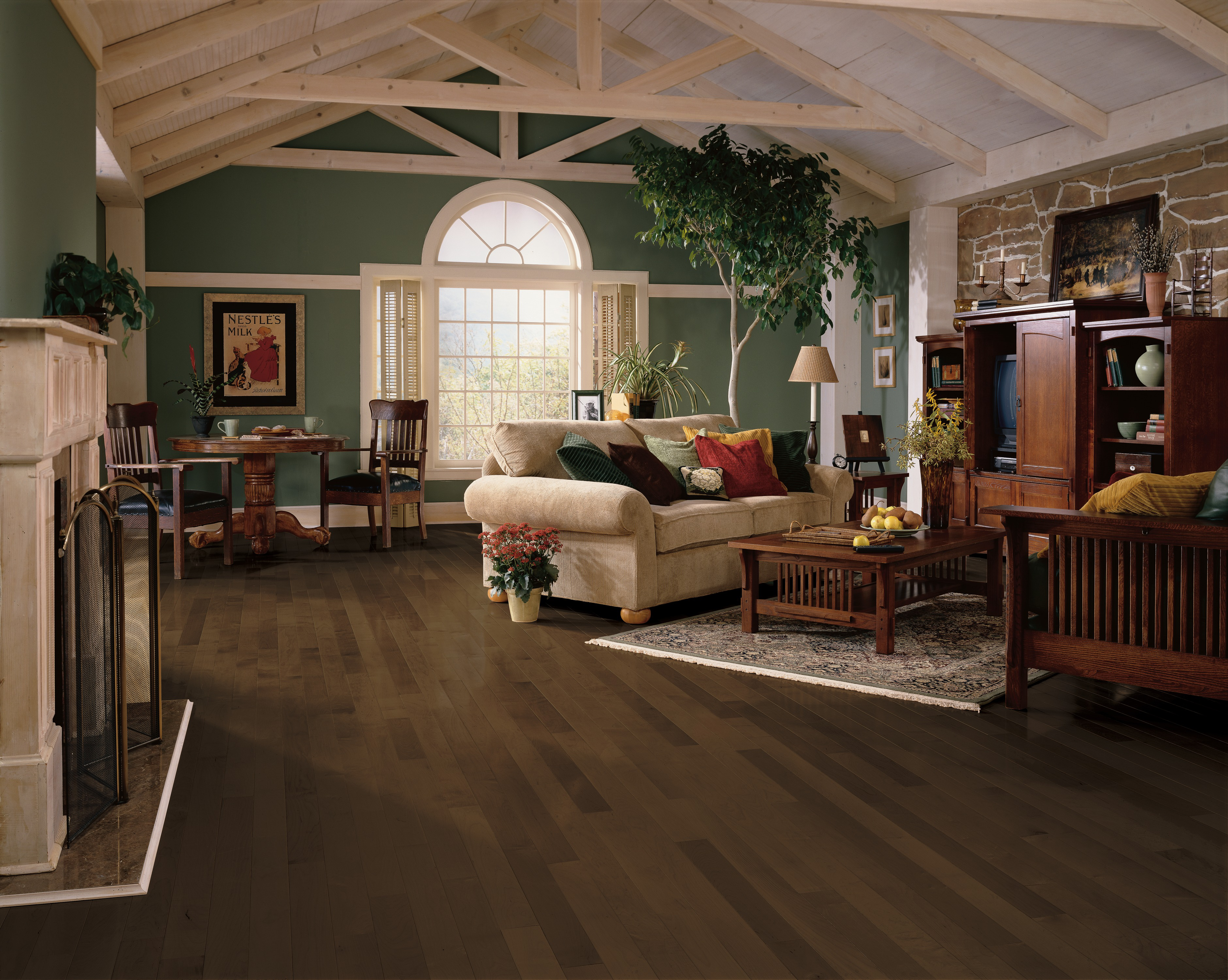 Bruce Kennedale Prestige Plank 3.25" x RL Hardwood Plank Cappuccino