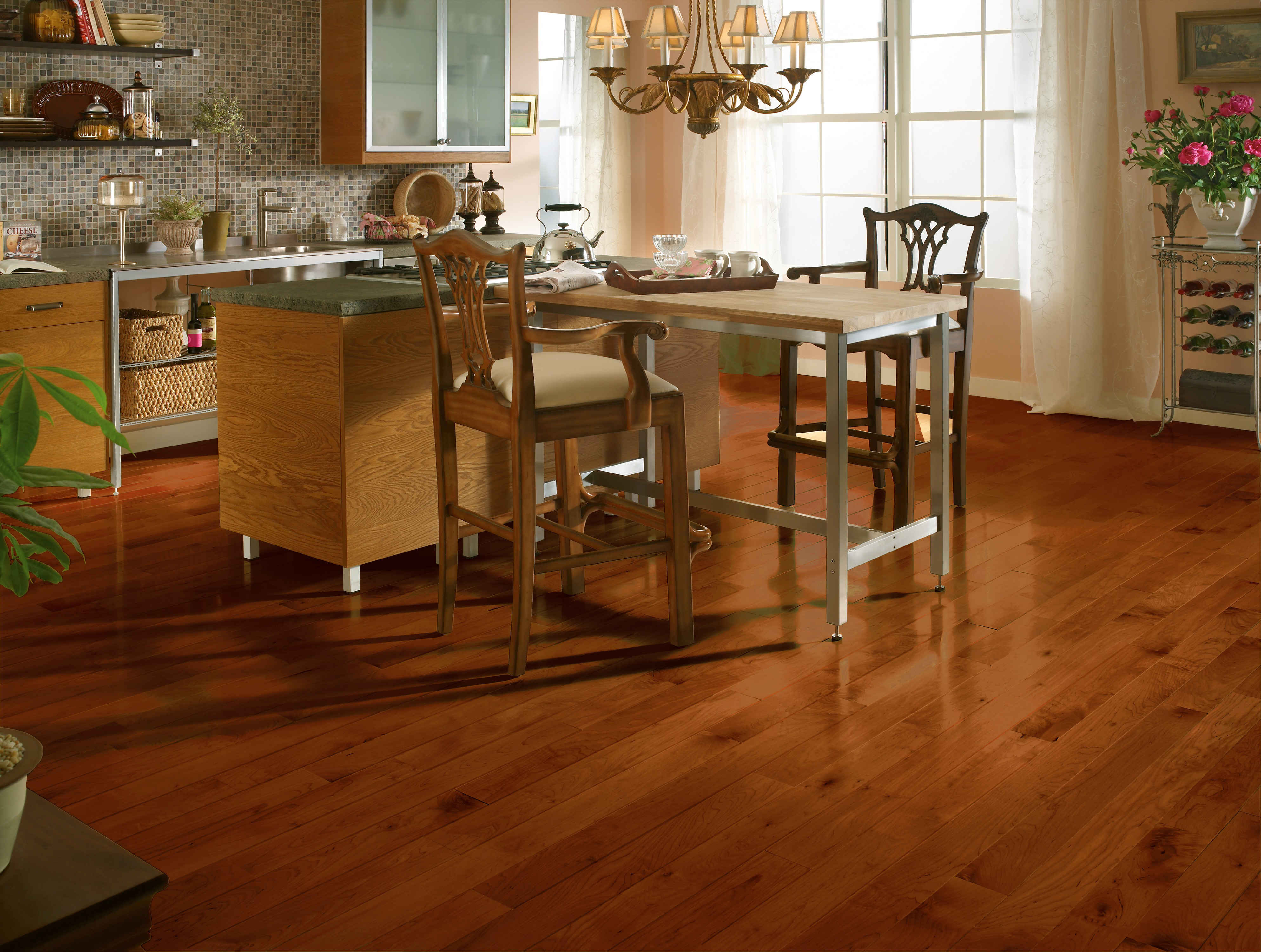 Bruce Kennedale Prestige Wide Plank 4" x RL Hardwood Plank Cherry