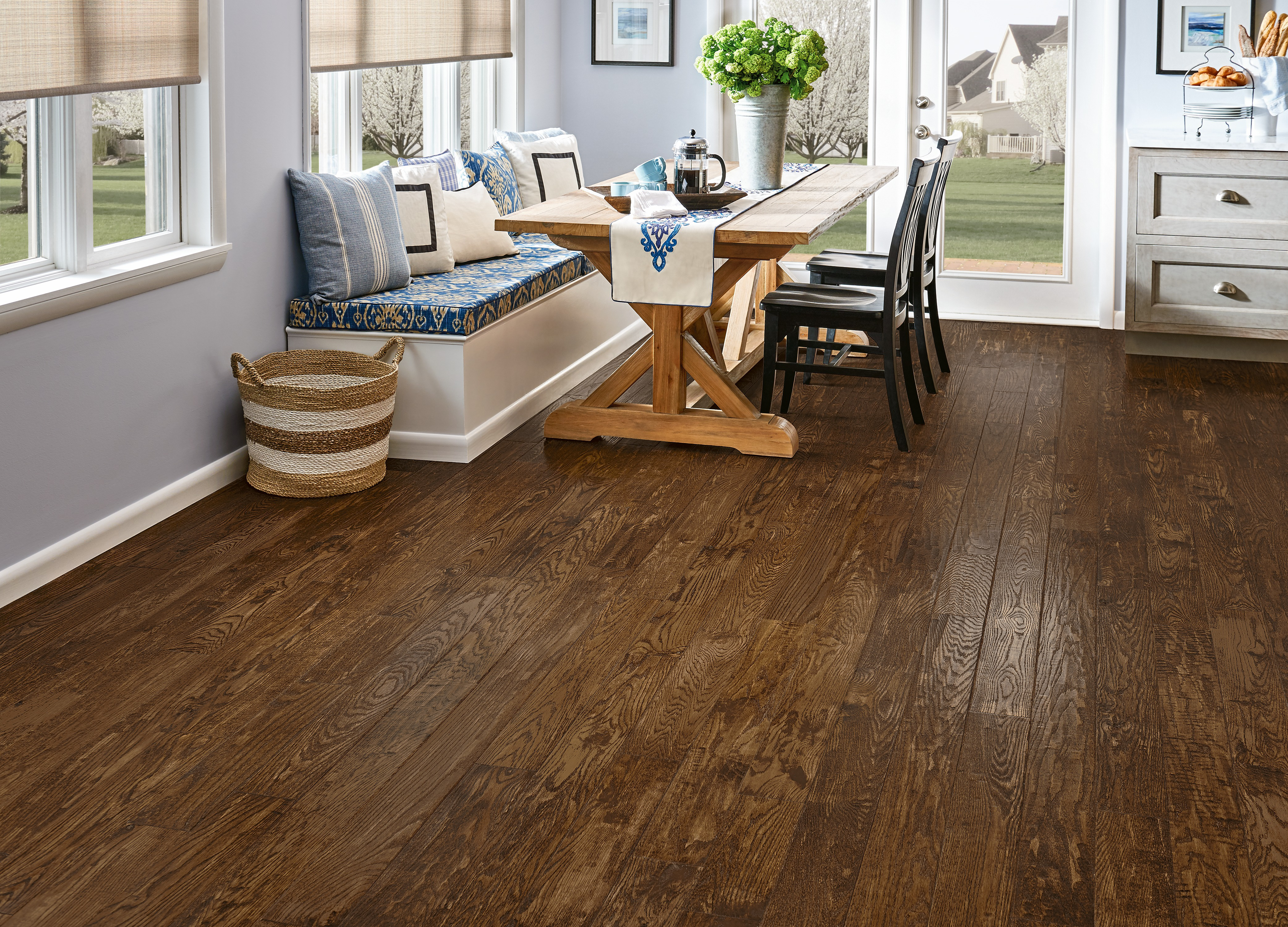 Bruce Signature Scrape Hand Scraped 5" x RL Hardwood Plank Forest Land