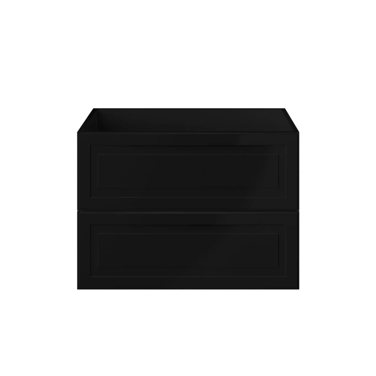 Soho Studio Alma Black 30" Single Vanity without Top Black