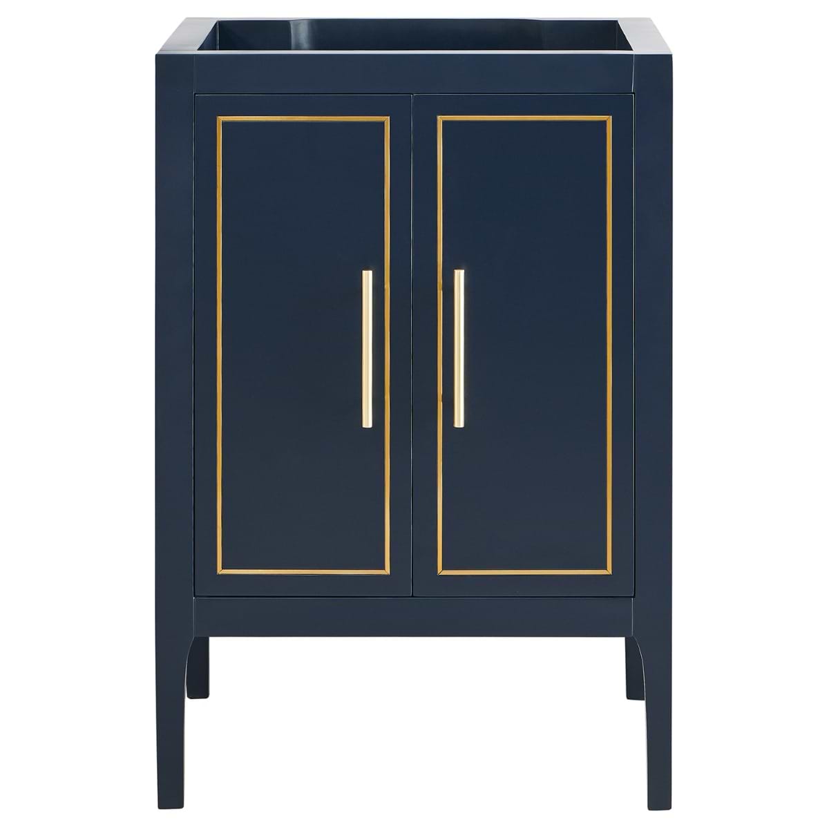 Soho Studio Province Navy and Gold 30" Single Vanity without Top Navy and Gold